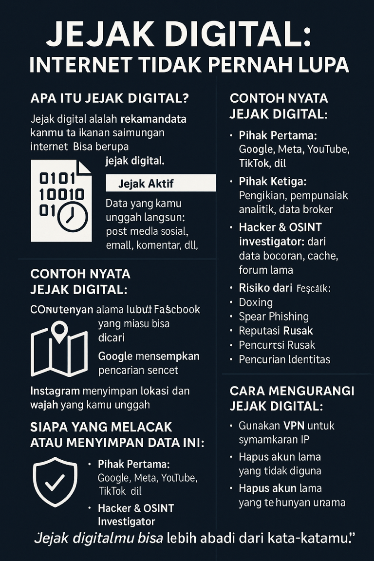 Jejak Digital: Internet Tidak Pernah Lupa