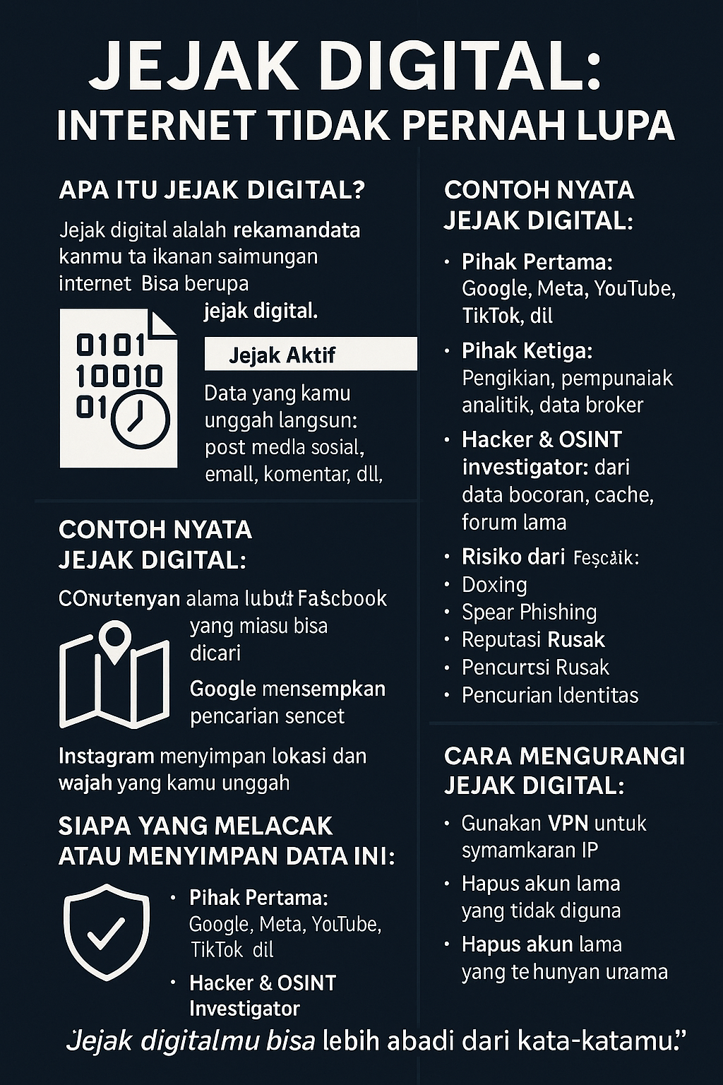Read more about the article Jejak Digital: Internet Tidak Pernah Lupa